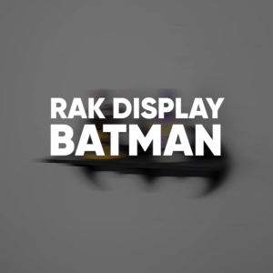 Floating Shelves / Rak Dinding Melayang Karakter Super hero Batman ( 40x20cm )