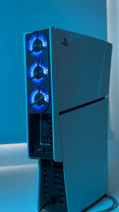 IINE 良值 PS5 Fat Slim Pro Cooling Fan High Speed Cooler Fan Blue LED Lightning Effect L847 L960 L1108