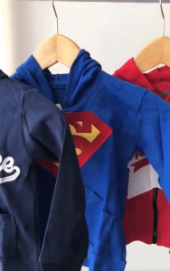 Jaket Anak Topi Hoddie Katun Halus 2-5 tahun