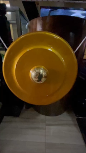 Gong Besi Pencu Kuningan Diamter 40cm Plus Pemukul