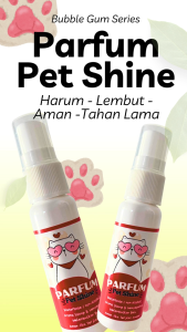 Parfum Kucing Anjing Pet Shine Bulu Berkilau Wangi Tahan Lama Sepanjang Hari Aerizoo