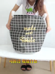 Cloth Large-Capacity Waterproof Folding Dirty Cloth Laundry Basket