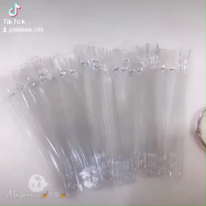 HH141-50 ชาร์ตห่วงแบบใสสำหรับโชว์สีเล็บ50ชิ้น F5-3