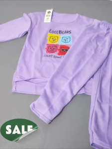 FTH - Setelan Anak Perempuan Viral Motif Cool Bear