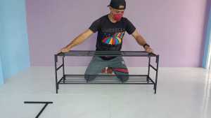 ชั้นวางของแบบถอดประกอบจิ๊กซอว์2ชั้นขนาด ยาว120ซ.ม.กว้าง25ซ.ม.ต่อชั้นสูง38ซ.ม ระหว่างชั้น สูงสุดที่60ซ.ม  วัสดุเป็นเหล็กกัลวาไนซ์และเคลือบสีอย่างดี