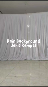KAIN DEKORASI 3x3 SUDAH JAHIT RAMPEL / COD BACKDROP 3x3 / BACKDROP LAMARAN / BACKGROUND PANGGUNG