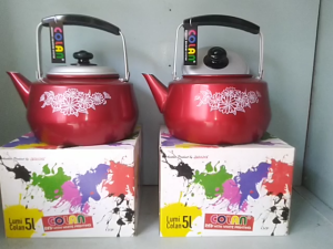 Teko / Ceret Air Lumi Colan Warna Merah / Maspion / Aluminium