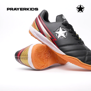 Prayerkids Sepatu Futsal IC Gladiator Black Orange