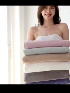 ผ้าเช็ดตัว พร้อมส่ง ซับน้ำดีขนไม่หลุด 90*170cm ผ้าขนหนู ขนาดใหญ่พิเศษ  เนื้อนุ่ม ผ้าขนหนูอาบน้ำ