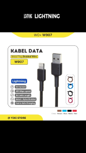 Kabel Data W907 MICRO USB | Kabel Data Terbaik Wooker Indonesia