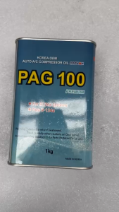 Dầu lạnh PAG 100 DW. Dầu lạnh cho hệ thống điều hòa ô tô. Can 1kg hàng PAG Hàn Quốc