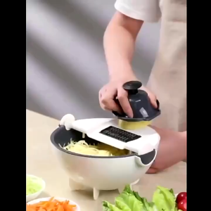 FAUS PARUTAN BASKOM SET MULTIFUNGSI / ALAT PARUT PEMOTONG PENGIRIS SAYUR KENTANG WORTEL SERBAGUNA