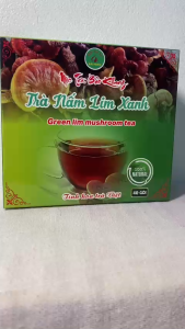 80 gói trà nấm lim xanh Bảo Khang trà túi lọc nấm lim giúp thải độc gan ổn định huyết áp người bị xơ gan men gan cao HN