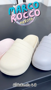 รองเท้าแตะ Marco Rocco รองเท้าแตะลายแถบ เสริมส้นสูง 4 CM. พื้นหนา ยาง EVA สำหรับผู้ชายและผู้หญิง รุ่น MR8016 รองเท้าเพื่อสุขภาพ