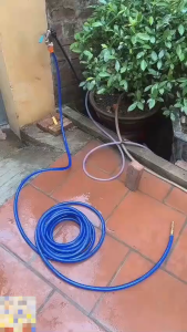 VÒI RỬA TĂNG ÁP LỰC & DÂY NHỰA PVC DẺO VÒI TƯỚI CÂY - RỬA XE GIA ĐÌNH 8 CHẾ ĐỘ SỊT TIỆN DỤNG