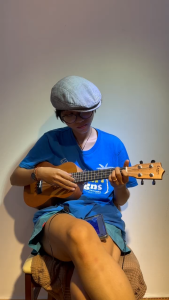 Đàn Ukulele Concert Gỗ Anh Đào + Bao da cao cấp (mẫu 09 size 23)- HÀNG CÓ SẴN