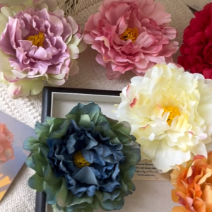Simulation Flower Hair Clip Brooch Pin Artificial Floral Side Clip Beach Vacation Wedding Headwear