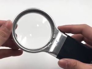 3in1 Kaca Pembesar Lampu LED Multifungsi Loupe 3X Dapat Dilipat