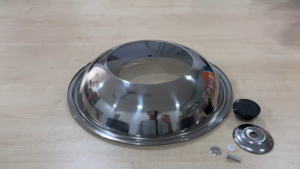 MLK Stainless Steel Glass Cover Tempered Glass Wok Pan Cover Lid Penutup Kuali Kaca Terpampang