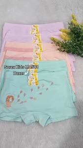 Celana Dalam Anak Perempuan Sorex Kids Ma 503 Model Boxer Bahan Super Soft Motif Lucu