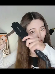 panasonic เครื่องหนีบผมตรงแบบเปียกและแห้งและม้วนผมเครื่องหนีบผมอเนกประสงค์ร้านทำผมบ้านควบคุมอุณหภูมิ 4 สปีดที่หนีบผมตรง