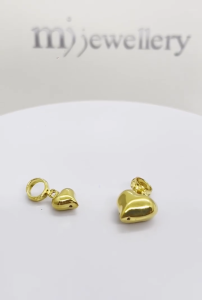 [Online Exclusive] MJ Jewellery 375/9K Gold Love Charm P16