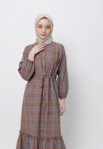 MFMW Bandekarlo: Dress Gamis Bata Motif Kotak