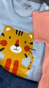 สินค้าพร้อมส่งจากไทย *** ชุดเสื้อแขนสั้น กางเกงขาสั้นเด็ก ผู้ชายผู้หญิง