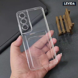 Realme C65 Case Slot Kartu / Card Case Bening
