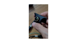 Camera cặp lề xe tải viền vàng độ phân giải AHD720P góc nhìn rộng170 độchân cắm GX12điện áp từ 12-24V