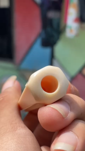 Pipa Cangklong Asli Lokal GG 10cm Runcang Bening Mulus