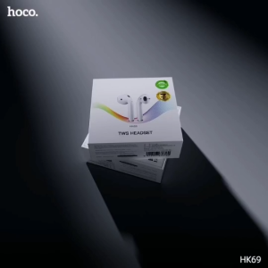 Hoco HK69 หูฟังบลูทูธไร้สาย TWS แบบ 2 ข้าง BT V5.4 ใช้งานต่อเนื่องนาน7H พร้อมกล่องชาร์จ ฟังเพลง คุยโทรศัทพ์ Wireless bluetooth headset