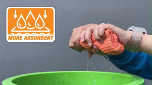 Chamois Drying Cloth 4 Pcs set by Autogard - Premium Large Size (43x32cm) PVA for streakless Superior Water Absorbance Power