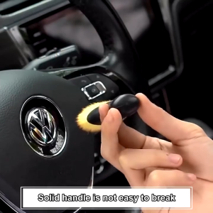 PROMO 2 PCS Sikat Pembersih Interior Mobil Gagang Pendek Bahan Nilon Kualitas Tinggi 10x5cm Sikat Penghilang Debu Celah Mobi