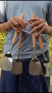 Spatula Gagang Kayu - Sutil Gagang Kayu - Sodet Gagang Kayu - Sudip Gagang Kayu