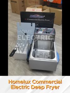 Homelux 6L Commercial Electric Deep Fryer Single Tank HBDF-81A | Double Tank HBDF-82A