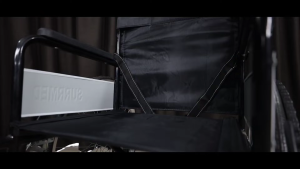 Standard Wheelchair or Commode Chair with Wheels - Durable Comfortable & Easy to Use