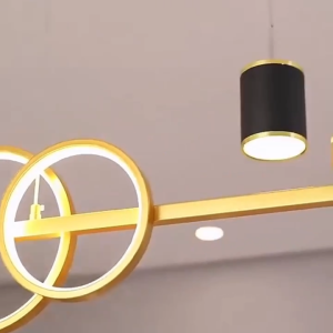 Modern LED Chandeliers Luxury Villa Restaurant Light Dining Room Hotel Coffee Pendant Lamp KTV Sing Fixture