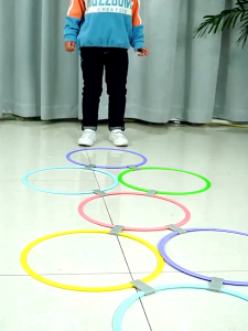 Juggling Hoop Games Sports Toys for Kids Funny Physical Training Toy with 10 Hoops 10 Connectors Hula Hoop Kids