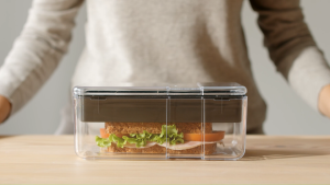 Bodum BISTRO Lunch box with cutlery Off white