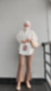 Celana Cutbray Basic Pants Twill Combed Strect // Celana Panjang Wanita Terbaru // cutbray wanita