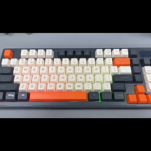 Bàn phím giả cơ chuyên game K-SNAKE K98 kết nối không dây 3 chế độ có đèn led 7 màu chớp nháy kèm theo nút vặn âm lượng