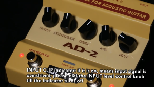 JOYO AD-2 Acoustic guitar preamp bàn đạp DJ hộp dành cho cgười chơi guitar & tín đồ guitar