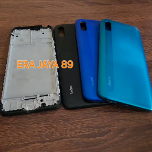 Backdoor Tutup Belakang + Frame Lcd Xiaomi Redmi 9A Bekdor Casing Kesing Xiomi + Tombol Volume