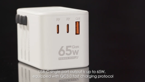 【SG In Stock🔥】 LDNIO65W Gallium nitride global one to multi-medium to European to American universal conversion socket