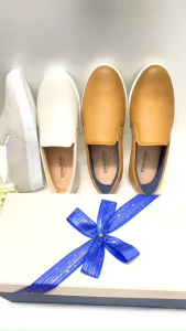 GIÀY nữ slipon cao cấp da bò thật BINNA-23 giày da êm mềm đế bằng chống trơn trượt bảo hành keo đế 2 năm