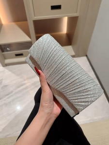 Baggie (Ready Stock) Women Glitter Clutch Purse Fashion Sparkling Evening Bag Handbag Wedding Dinner Party Casual Prom