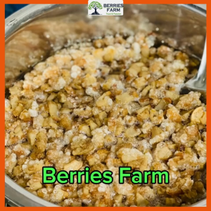 Tóp mỡ Hành phi nhà làm sạch có dầu dùng trộn món Phở khô Gia Lai hũ 200Gr nhà Berries Farm