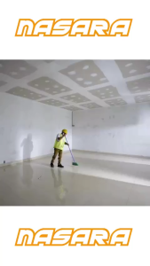 Nasara 1.5mm 2.0mm 3.0mm Heavy Duty Floorgard Mat Underlay Floor Hybrid Canvas For Floor Protection / Penutup Lantai / 地板墊