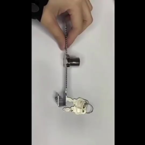 High Quality Galss Cabinet Door Lock For Bookcase/Display Cabinet Non Perforated Serrated Lockset